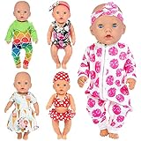 ZITA ELEMENT 10 Items 14-16 Inch Baby Doll Clothes Dresses Jumpsuit Swimsuit for 15 Inch Baby Doll,...