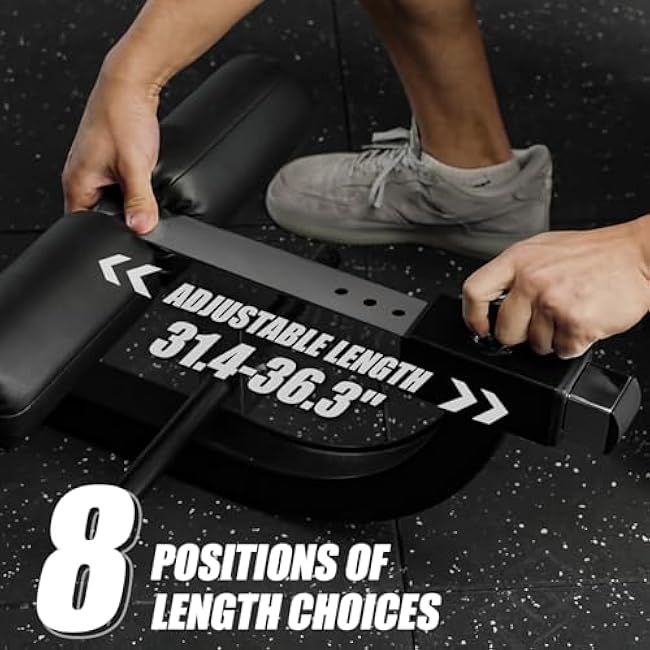 GMWD AB/Back Machine, AB Crunch Back Extension Machine, AB Workout Machine, Core Machine Upper Body Strength Training Home Gym Equipment