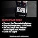 Schumacher Electric Wheeled Manual 6A Car Battery Charger and 150A Engine Starter, 2-in-1 Solution, 25A Boost, for 12V Power Sport, Automotive, and Marine Batteries, SC1437