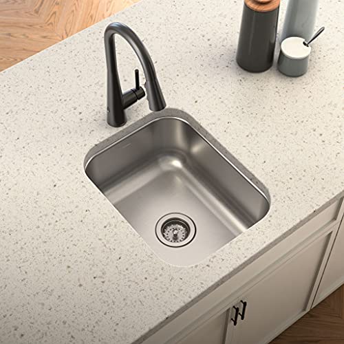 Moen Gs18440 1800 Series 16-Inch 18 Gauge Undermount Single Bowl Stainless Steel Kitchen Or Bar Sink #TOP1