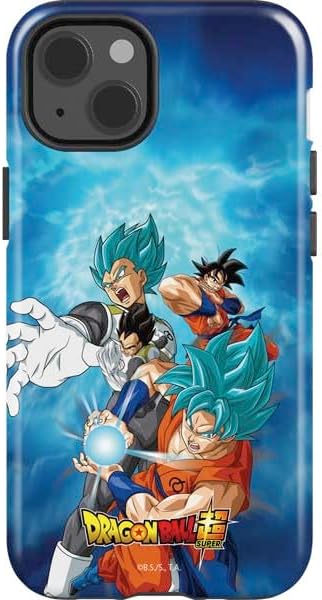 Skinit Impact Phone Case Compatible with iPhone 14 - Officially Licensed Dragon Ball Super Goku Vegeta Super Ball Design
