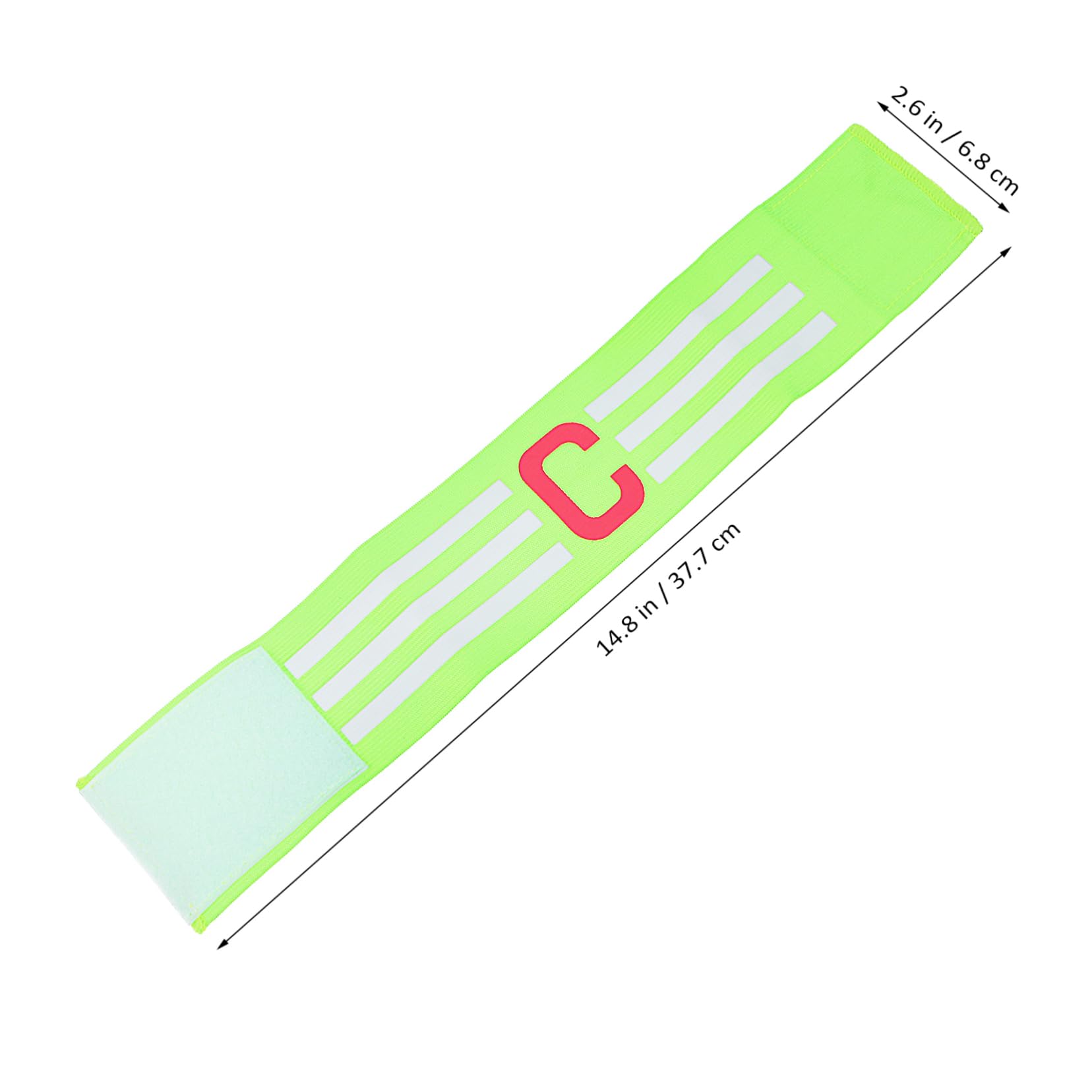 HANABASS Elastic Football c Sleeve Captain Arm Band for Youth Visor Sports Team Accessory