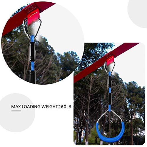 Ringen met draaibare stangen, gymnastiekring, kleurrijk, 3/6 stuks voor achtertuin, set voor obstakels, ninja - Afbeelding 5