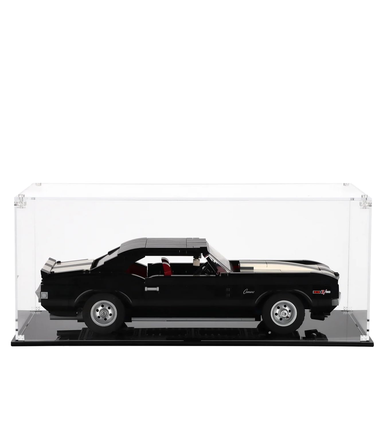 iCUANUTY Acrylic Display Case for Lego Camaro-Z28 10304, Dust-Proof Display Box for Lego 10304, Size: 17.72x7.87x5inch (NOT Included The Model)