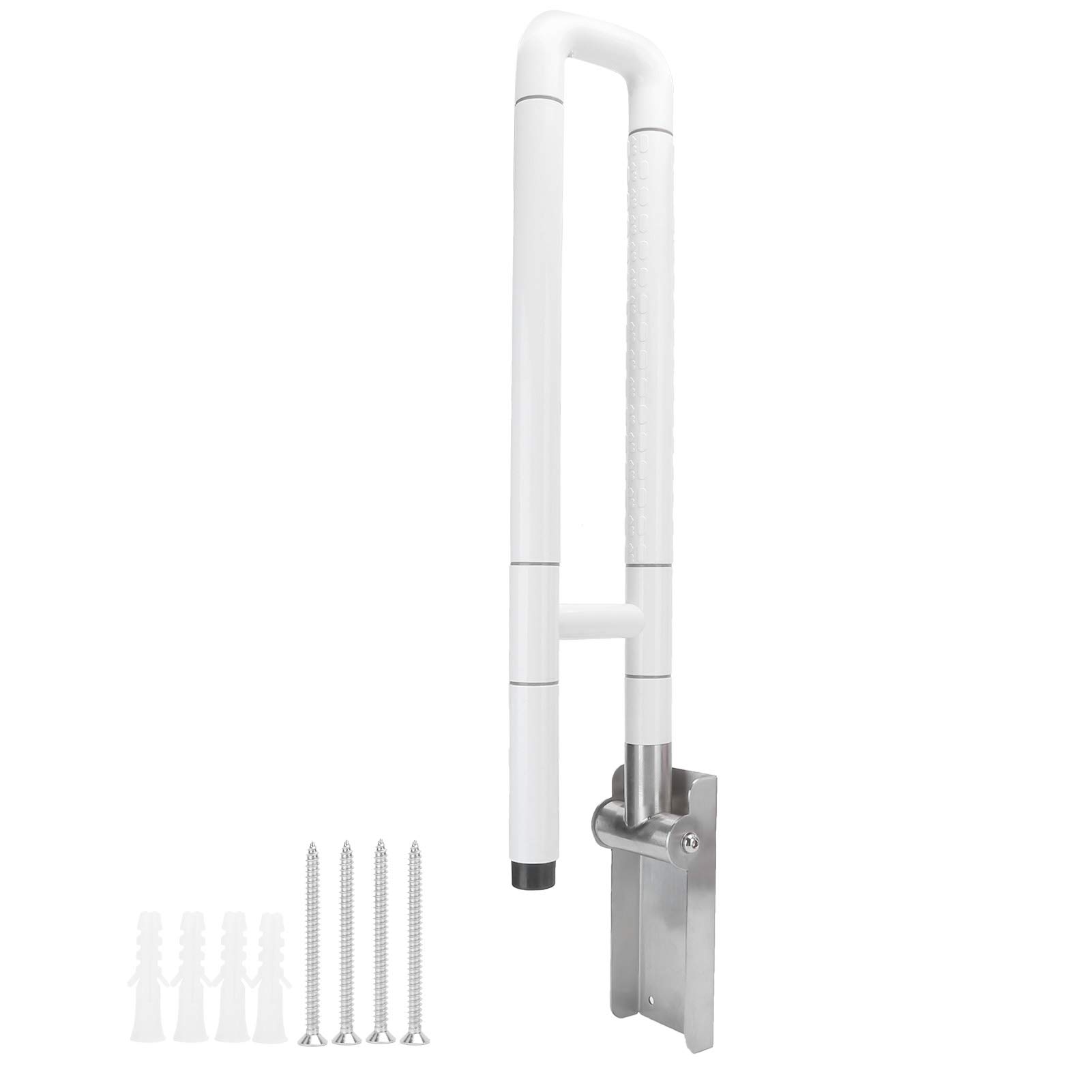 Pasamanos de Seguridad para Ducha Barra de Agarre Antideslizante para Discapacitados Fabricada en Acero Inoxidable Resistente Al óxido 60x20x10cm