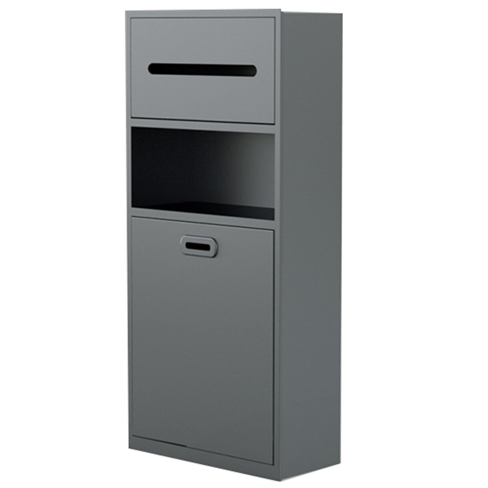 Nicchia da bagno in acciaio inox, in acciaio inossidabile spazzolato, mensola quadrata per doccia, mensola da bagno per shampoo, inserto per organizer per prodotti (rosso, 65 x 30 x 14 cm)