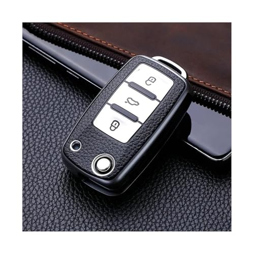 Coque clé TPU argent pour clé VW Polo Tiguan Golf Skoda idéale au quotidien