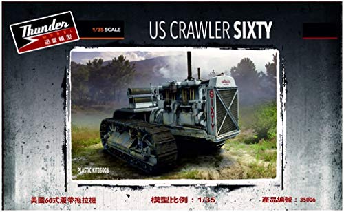 THUNDER MODEL Us Crawler Sixty véhicule chenillé miniature pour diorama militaire
