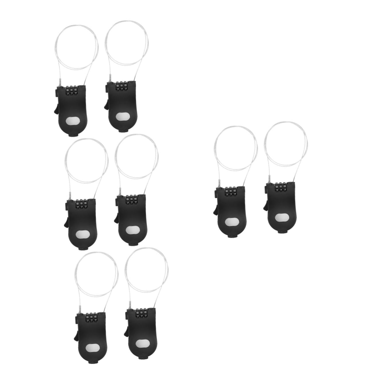 INOOMP Lot De 4 Cadenas Rétractables Pour Ski Snowboard Trottinette Équipement Polyvalent 2 Pièces X 4