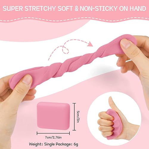 Miniatura 2 de Ainiv Kit de arcilla seca al aire, 72 colores de arcilla mágica para niños, arcilla de modelado con 6 herramientas de escultura, segura y no tóxica,