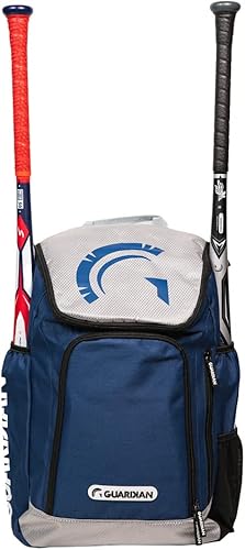 Miniatura 6 de Guardian Titan - Bolsas de béisbol para niños y jóvenes, bolsa de béisbol para niños, bolsa duradera para bates juveniles, capacidad para dos