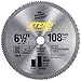 Vermont American 26157 5/8-Inch Arbor 6-1/2-Inch 108 Tooth Xtend Cordless Steel Cutting Circular Saw Blade