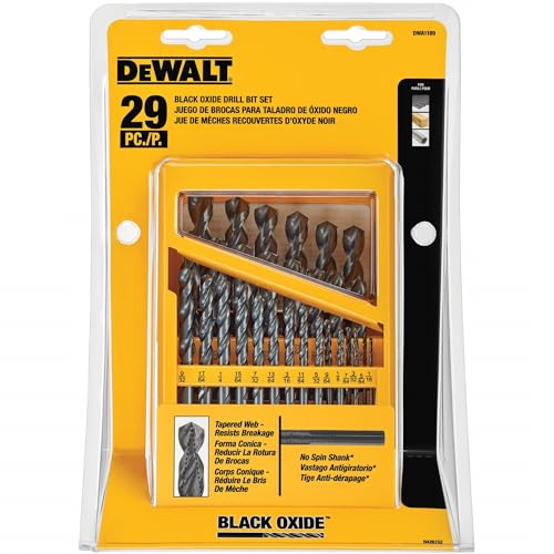 DEWALT Black & Gold HSS Drill Bit Set