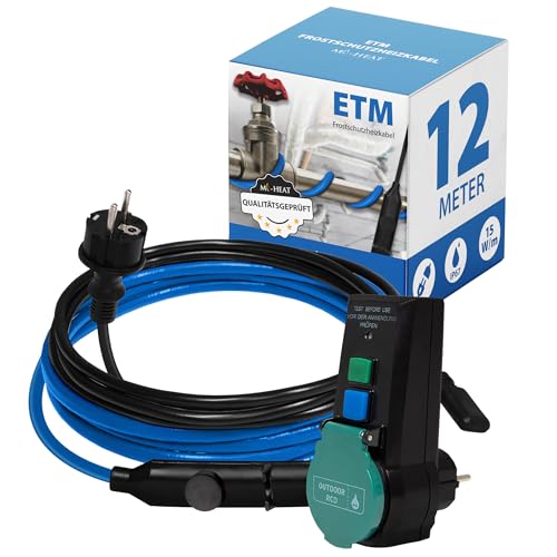Pflanzenheizung elektrisch 15W/m - 12 Meter inkl. Fehlerstromschutzschalter