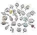 20pcs Mix Style Silver Plated Bead Cage Pendant - Add Your Own Pearls, Stones, Rock to Cage,Add Perfume and Essential Oils to Create a Scent Diffusing Pendant Charms Fit Christmas Gift