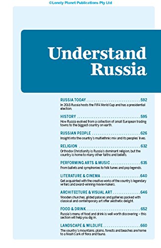 Lonely Planet Russia: Perfect for exploring top sights and taking roads less travelled