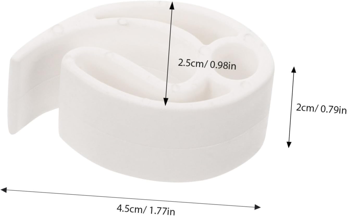 Toyvian Flying Disc Buckle Clip Holder Lightweight Portable PE Accessory