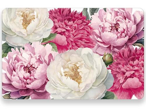 WRAPAHOLIC 50 Sheets Floral Paper Place Mats - 11 x 17 Inch Disposable Placemat Spring Summer Decorative Paper Table Mats for Dinner Table Setting Wedding Party Supplies