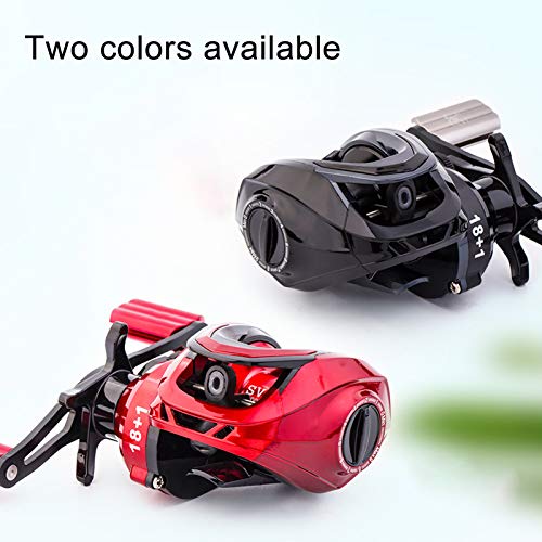 Carretel de linha de pesca, carretel sobressalente carretel de linha de pesca de freio duplo com cop