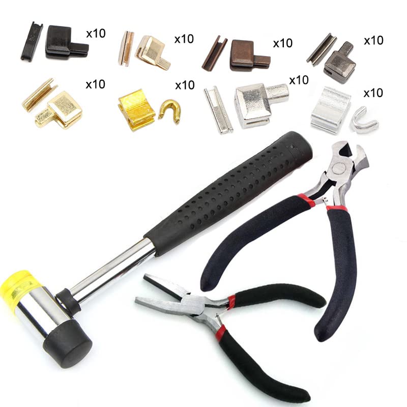 Kits de reparación de cremalleras, herramienta auxiliar de repuesto, caja de herramientas de instalación práctica, bolsa, tienda de campaña, cierres de cremallera DIY, juego de accesorios