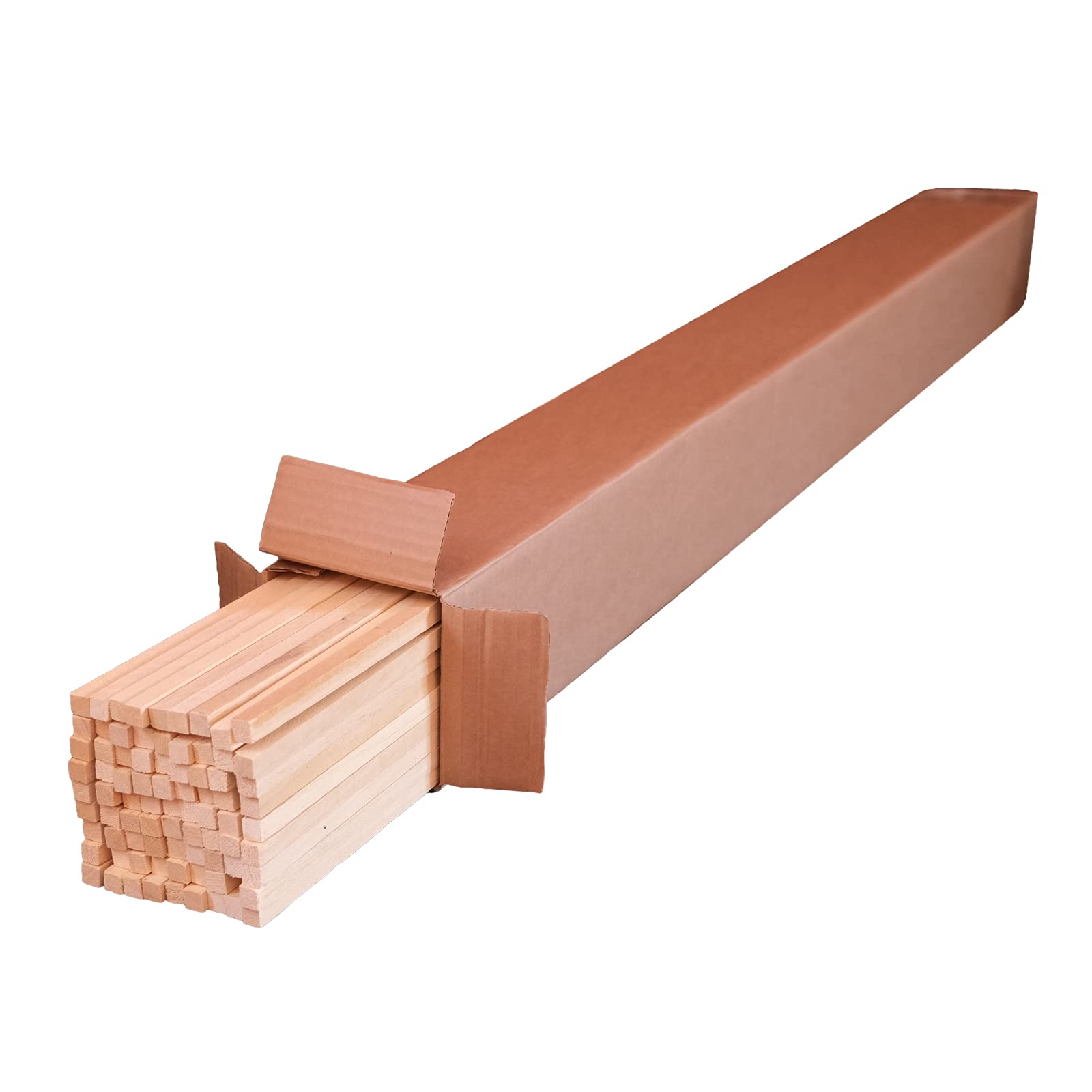 Tutores de madera/100 x 1 x 1 cm (cuadrados)