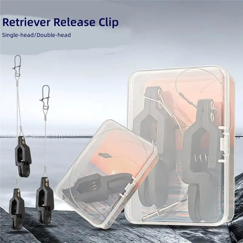 Clip de liberación para pesca con línea recta, 1 unidad miniatura 5