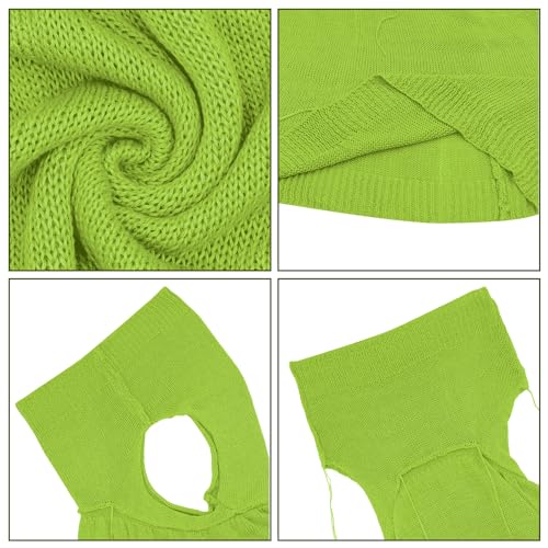 Image of Women Knitted Hoodie Sweater Vest Sexy Sleeveless Hollow Out Hooded Crop Top Streetwear Rave Oufit