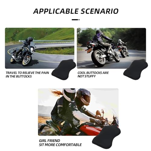 Cojín para motocicleta universal y funda de asiento antideslizante 5