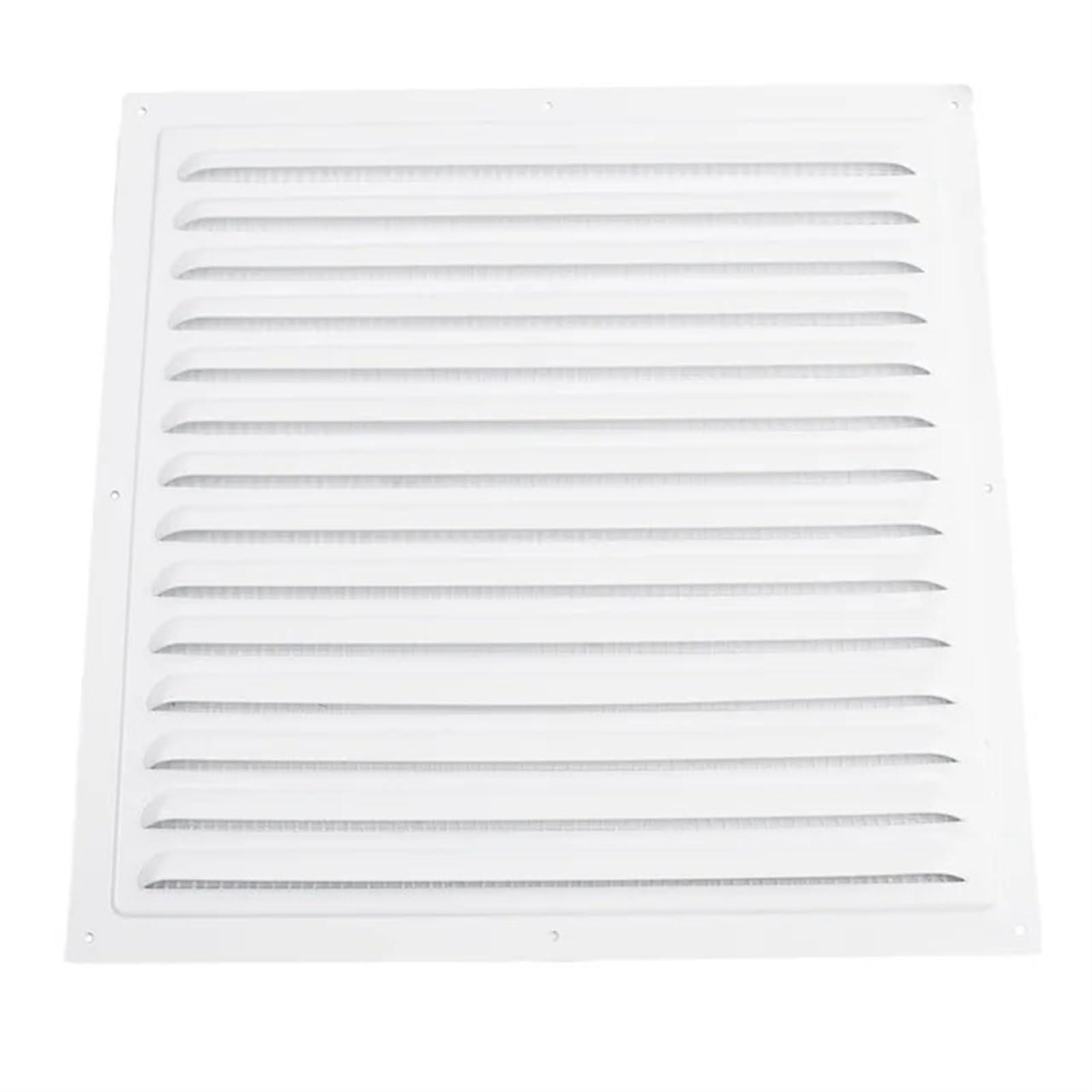 Fdbtyjn 300X300mm Vent Cover Vent Cover 150/200/250/300Mm Aluminum Louver Vent Grille Cover Square Vent Screen Cover Ventilation Grille Vents For Home Office(300X300mm)