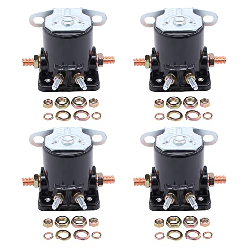Relais solénoïde 12V robuste ApplianPar lot de 4 haute conductivité