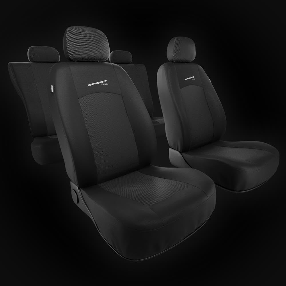 Mossa Housses de siège adaptées pour Renault Captur I, II (2013- ) - Housse Siege Voiture universelles - Couverture Siege - S-G1