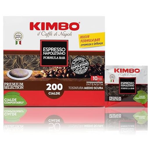 Kimbo Cialde Caffè Espresso Napoletano - 200 Cialde ESE 44mm