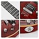 E-Gitarre Anfänger Anfänger Erwachsene Praxis E-Gitarre Advanced Performance Set Professionelle Klasse D170 (Rot)