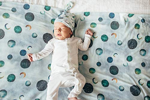 Image of Copper Pearl Swaddle Blankets for Newborns | Soft Stretchy Receiving Blankets for Boys and Girls | Large 46 x 46 Inch Baby Blankets | Lightweight and Breathable Swaddles | Lunar