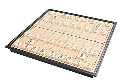 Quantum Abacus Azerus Premium Line: Shogi / Japanisches Schach Reiseset mit magnetischem Spielbrett, Spielbrett dient gleichzeitig als Reisebox und Aufbewahrungsschachtel aus Metall, Art. 3814 DE