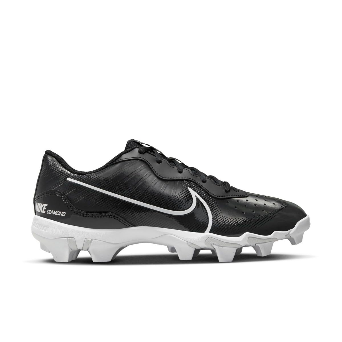 Nike Alpha Huarache Keystone Low Rubber Baseball Cleats SZ 9 Black | White