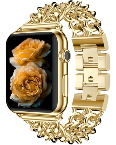 Bracelet Apple Watch Ultra en métal style western gourmette d'une finition remarquable