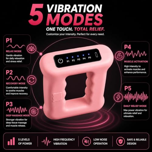 Image of Multifunctional Full-Body Fascial Ring, Deep Tissue Vibrations,High-Frequency Vibration, Adjustable Massage Modes,Portable Electric Fascia Blaster for Muscle Knot Recovery & Relaxation (Style 8)