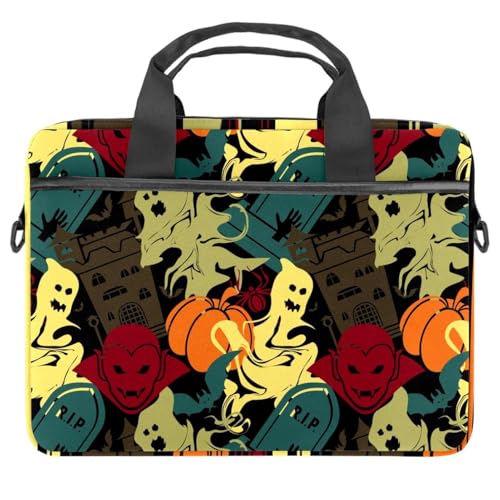 Housse ordinateur portable 13-14.5 pouces sacoche bandoulière fantôme