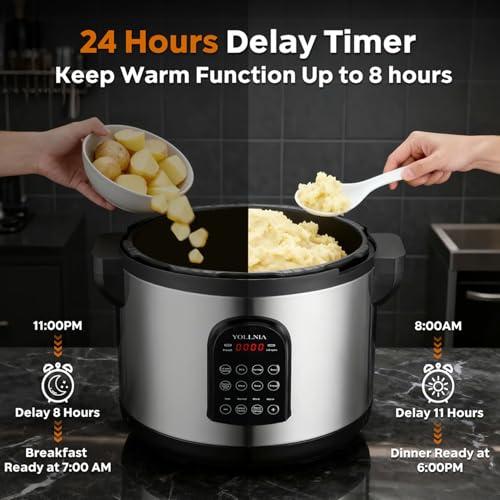 17.8QT Commercial Electric Pressure Cooker stainless steel Pressure Cooker - Image 6