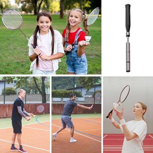 Acier Inoxydable Exercice de Swing de Badminton - Matériel d'Entraînement Robuste Jardin et Loisir - 4