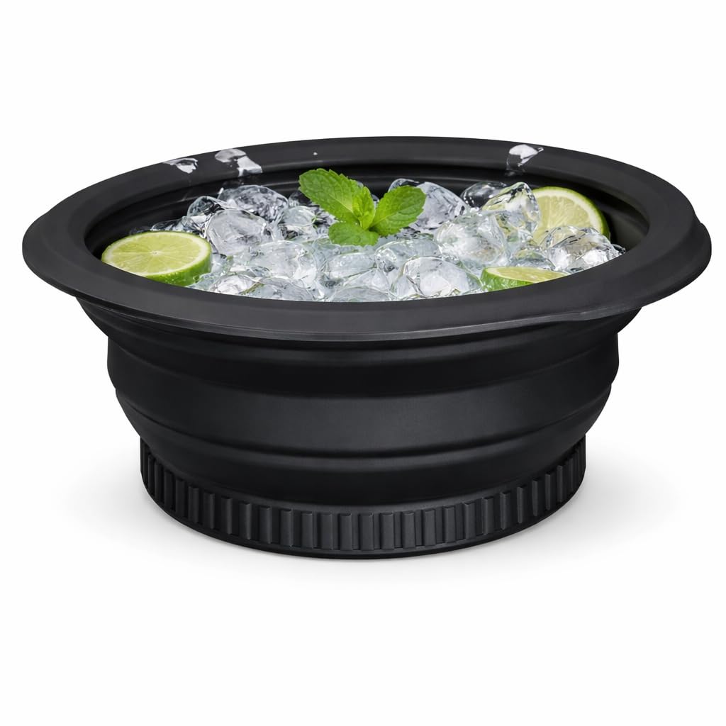 Silicone Ice Facial Bowl for Face Therapy | Foldable Ice Water Bowl for Skin Tightening, Puffiness Relief & Cooling Skincare | Reusable Beauty Tool-image-32