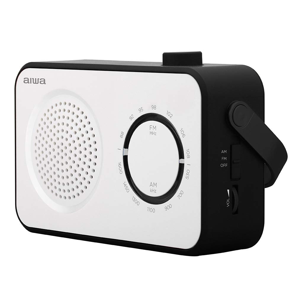 Aiwa Radio Sobremesa R-190BW Color Blanco y Negro