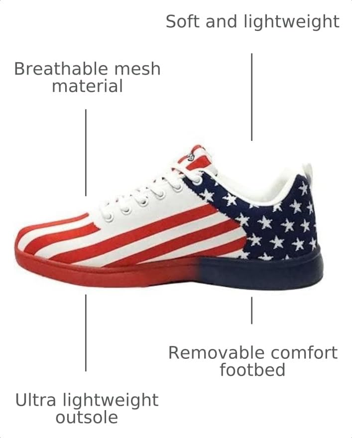Image of Pyramid Men's Path Lite Seamless Mesh Bowling Shoes - Lightweight Seamless Design, Athletic Fit, Breathable Knit Upper, Universal Slide Soles