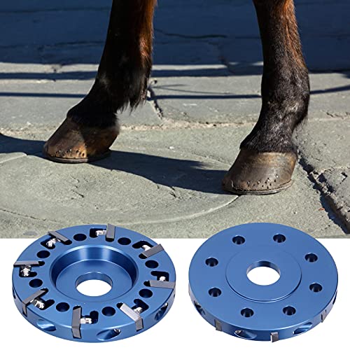 8 lâminas placa de corte de cascos disco de cuidado de cascos gado cortador de cascos para aparar os