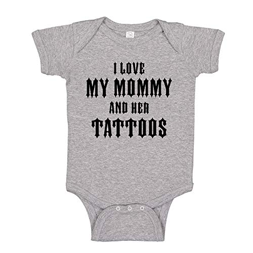Image of I Love My Mommy and Her Tattoos Baby Bodysuit Infant One Piece or Toddler T-Shirt