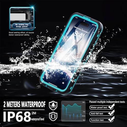 Coque étanche iPhone 16 Plus MagSafe avec vitre intégrée protection IP68 - 2