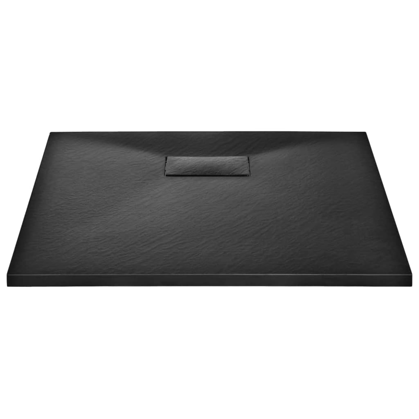 Gecheer Plato de Ducha Moderno Negro 90x90cm, Antideslizante y Resistente a Arañazos Modelo DSXLYKLYD-144779ES