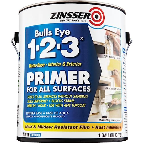 Image of Rust-Oleum Bulls Eye 1-2-3 Water-Base Wall Primer-Sealer & Stain Killer