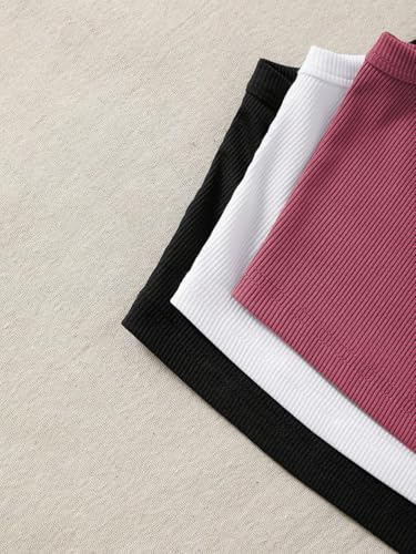 Image of Tops for Women Crop Top for Women's Tank Activewear Tee Sports Western Casual Cotton Camisole Pack of 3 Combo